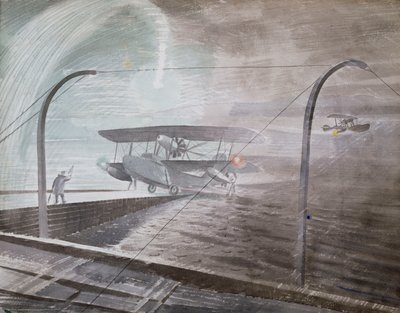 夜间行动，1941年12月 作者 埃里克·拉维鲁（Eric Ravilious）
