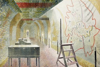 1号地图走廊 作者 埃里克·拉维鲁（Eric Ravilious）