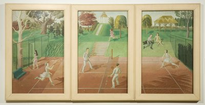 网球 作者 埃里克·拉维鲁（Eric Ravilious）