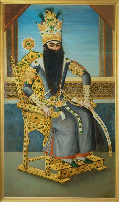 波斯第二代卡扎尔国王法特-阿里-沙阿（Fath Ali Shah），自... 作者 埃里希·莱辛