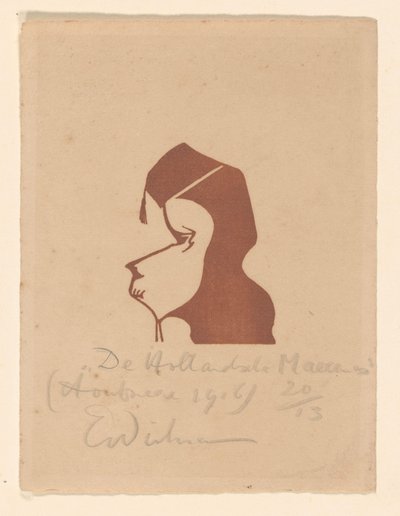 De Hollandsche Maecenas（原物上的标题） 作者 Erich Wichmann（艺术家签名）