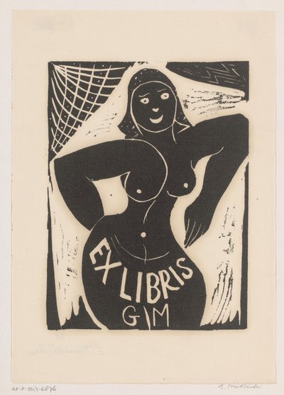 詹尼-曼特罗的《Ex libris
Ex libris GM（物品上的标题） 作者 厄娜·利维·弗里德兰德