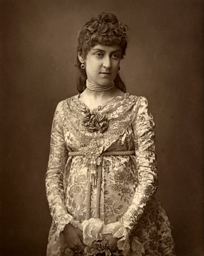 英国女演员安吉拉·芬顿（Angela Fenton），1887年。 作者 欧内斯特·巴劳