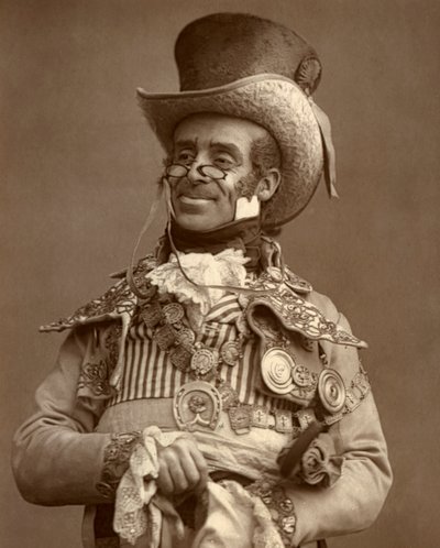 英国演员，喜剧演员和音乐厅演艺人员亚瑟·罗伯茨（Arthur Roberts），1888年 作者 欧内斯特·巴劳