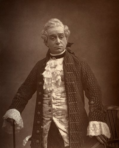 英国演员大卫·詹姆斯（David James），1887年在大卫·加里克（David Garrick） 作者 欧内斯特·巴劳