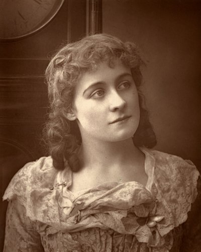 英国女演员凯特·罗克（Kate Rorke），1887年在索菲亚 作者 欧内斯特·巴劳