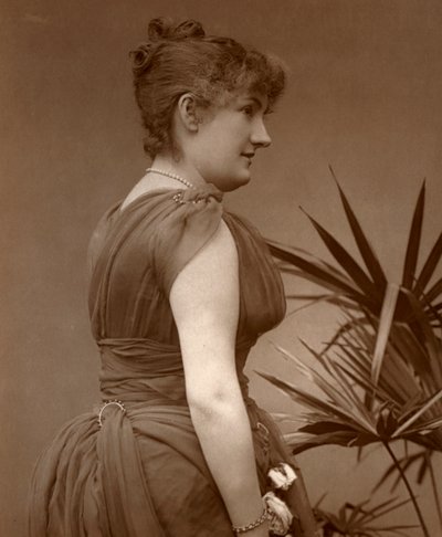 英国女演员伊迪丝·伍德沃思小姐，1888年 作者 欧内斯特·巴劳