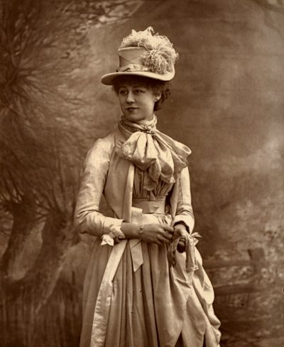紫罗兰·范布鲁（Violet Vanbrugh），英国女演员，1887年。 作者 欧内斯特·巴劳