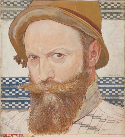 自画像》，1911年。 作者 欧内斯特·比勒（Ernest Bieler）