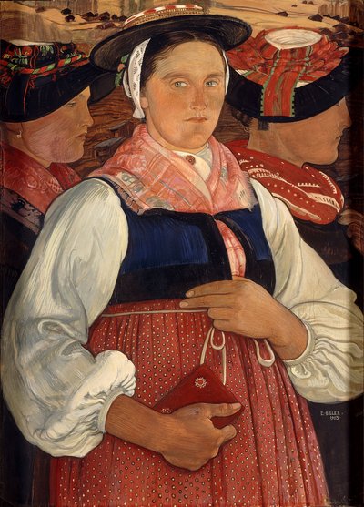 瓦莱三人 作者 欧内斯特·比勒（Ernest Bieler）