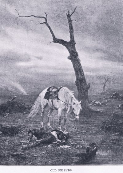 老朋友，来自《艺术杂志》1893年，卡塞尔公司 作者 欧内斯特·克罗夫茨