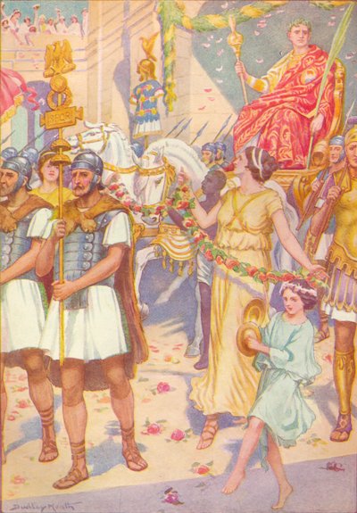 他的进步就像一个国王的进步"，约1912年 1912年 作者 欧内斯特·达德利·希思