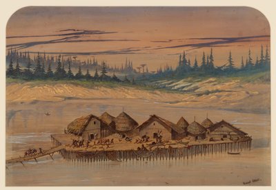 史前村庄，1871年 作者 欧内斯特·亨利·格里斯特
