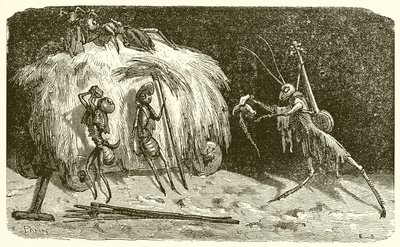 蚂蚁和蚱蜢 作者 Ernest Henry Griset
