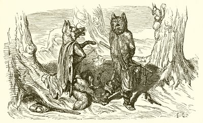 猫与狐狸 作者 Ernest Henry Griset
