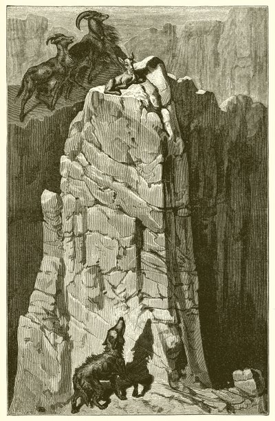 孩子和狼 作者 Ernest Henry Griset