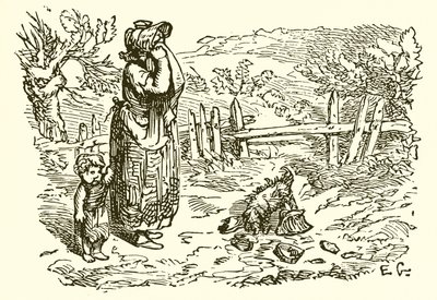 女仆和牛奶桶 作者 Ernest Henry Griset