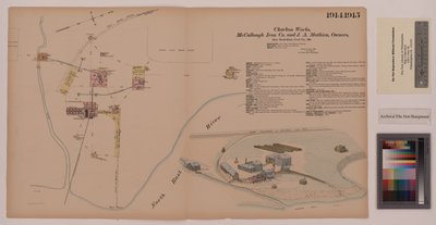 Charbon Works，马里兰州，Hexamer General Surveys，1885 作者 欧内斯特（Ernest Hexamer）