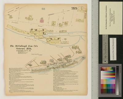 Octoraro Mills，Rowlandville，Maryland，Hexamer General Surveys，1876 作者 欧内斯特（Ernest Hexamer）
