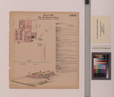 Record Mill，Elkton，Maryland，Hexamer General Surveys，1884 作者 欧内斯特（Ernest Hexamer）