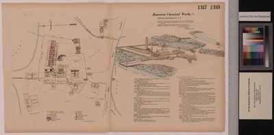 第14卷，Rancocas化学工程，Hexamer General Surveys，Burlington，New Jersey，1878 作者 欧内斯特（Ernest Hexamer）