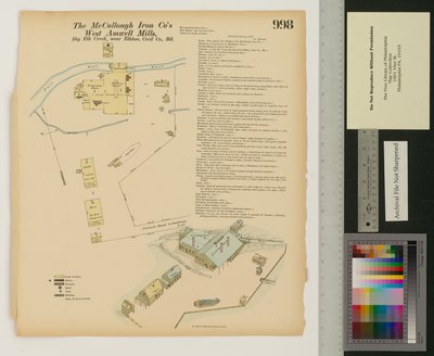 West Amwell Mill，马里兰州大麋鹿溪，Hexamer General Surveys，1876 作者 欧内斯特（Ernest Hexamer）