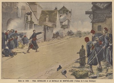 Paul Deroulede在蒙贝利亚尔战役中 作者 Ernest Jean Delahaye