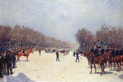 麦克马洪的葬礼，1893 年 10 月 22 日 作者 欧内斯特·让·德拉海耶