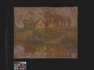 风景，日期不详（布面油画） 作者 欧内斯特·L·邦诺特