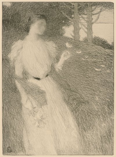 十月的傍晚，约1898年。 作者 欧内斯特·洛朗（Ernest Laurent）