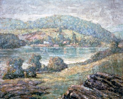 晨光，康涅狄格州河谷，1919年 作者 欧内斯特·劳森