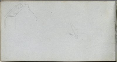 速写本，第54页：体系结构研究。 作者 让·路易斯·欧内斯特·迈森尼尔