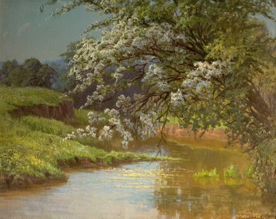 May Blossom，1910 作者 欧内斯特·欧文·库克