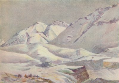 安第斯山脉，1916年 作者 欧内斯特·威廉姆·圣诞节