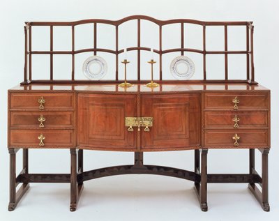 餐具柜，1915（胡桃木） 作者 欧内斯特·威廉·吉姆森