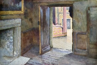 玛丽王后的晚餐室，荷里路德宫（彩色石版画） 作者 欧内斯特·威廉·哈斯勒赫斯特