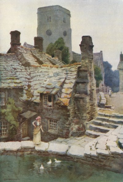 老斯沃尼奇磨坊池塘（有色成员） 作者 欧内斯特·威廉·哈斯勒赫斯特