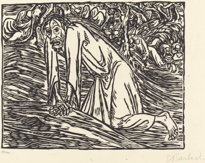 基督在客西马尼 作者 恩斯特·巴拉赫（Ernst Barlach）