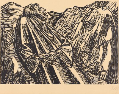 悬崖 作者 恩斯特·巴拉赫（Ernst Barlach）