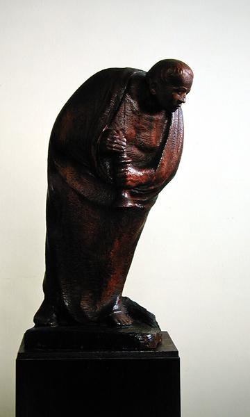The Loner，1911（木头） 作者 恩斯特·巴拉赫（Ernst Barlach）