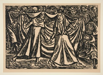 死亡之舞 II 作者 恩斯特·巴拉赫（Ernst Barlach）