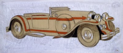 Letourneur et Marchand的插图展示了1924年的德拉吉与教练的合作 作者 恩斯特·德赖顿