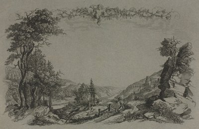 海德堡城堡六景封面，狩猎场景 作者 恩斯特·弗里斯