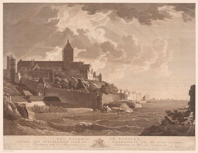 奈梅亨 Valkhof 景观
奈梅亨 Valkhof 的东面景观，旁边的建筑被 1784 年的洪水冲毁（标题见实物） 作者 亨德里克·霍格斯（Hendrik Hoogers）