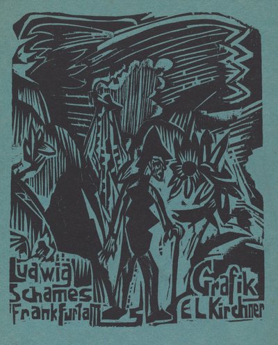 Ludwig Schames Frankfurt a M Graphic E L Kirchner Ludwig Schames Frankfurt a M., 19191920. 作者 恩斯特·路德维希·基希纳