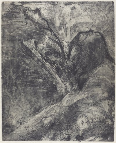 山贝格，1920年。 作者 恩斯特·路德维希·基希纳