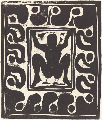 裸体舞者，1906年。 作者 恩斯特·路德维希·基希纳