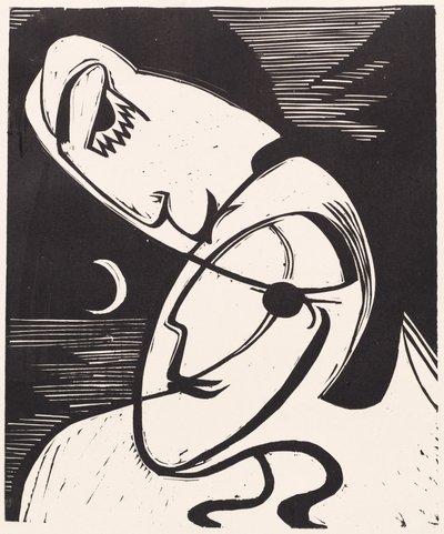 吻》，1930年。 作者 恩斯特·路德维希·基希纳
