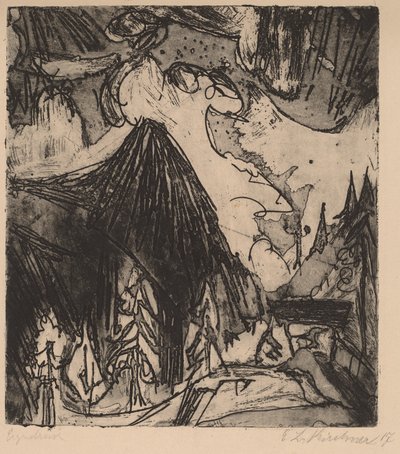 The Seehorn, 1919. 作者 恩斯特·路德维希·基希纳