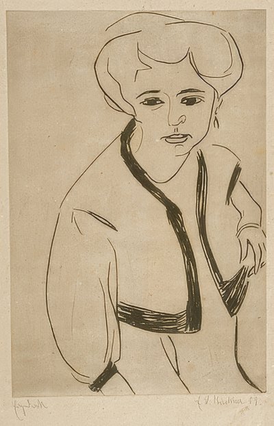 渡渡鸟。 1909年 作者 恩斯特·路德维希·基希纳